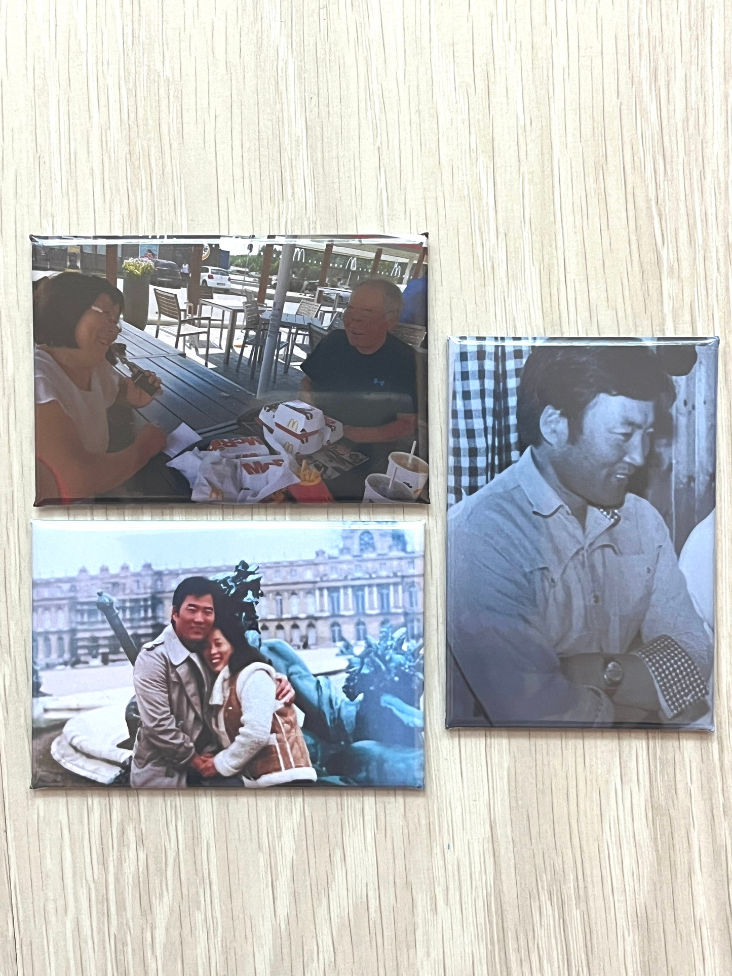 Personalisierte Fotomagnete (3er-Set)